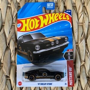 67 Shelby GT500 Mustang 60th Anniversary Hot Wheels 1967 1960s Pony Car New 2025